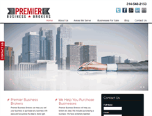 Tablet Screenshot of premierbusinessbrokers.net